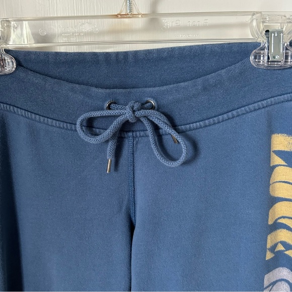 Vintage Y2K Lucky Brand Sweatpants Blue Love Is For Everyone Birds XS Drawstring - Picture 10 of 10